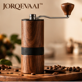 JORQEVAAI™ Walnut Hand Grinder