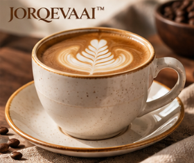 JORQEVAAI™ Hearthstone Café Cup & Saucer