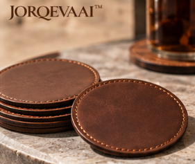 JORQEVAAI™ Heritage Coffee Coasters