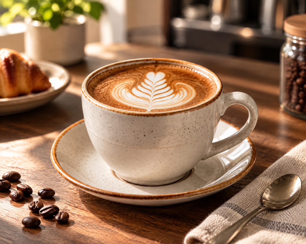 JORQEVAAI™ Hearthstone Café Cup & Saucer
