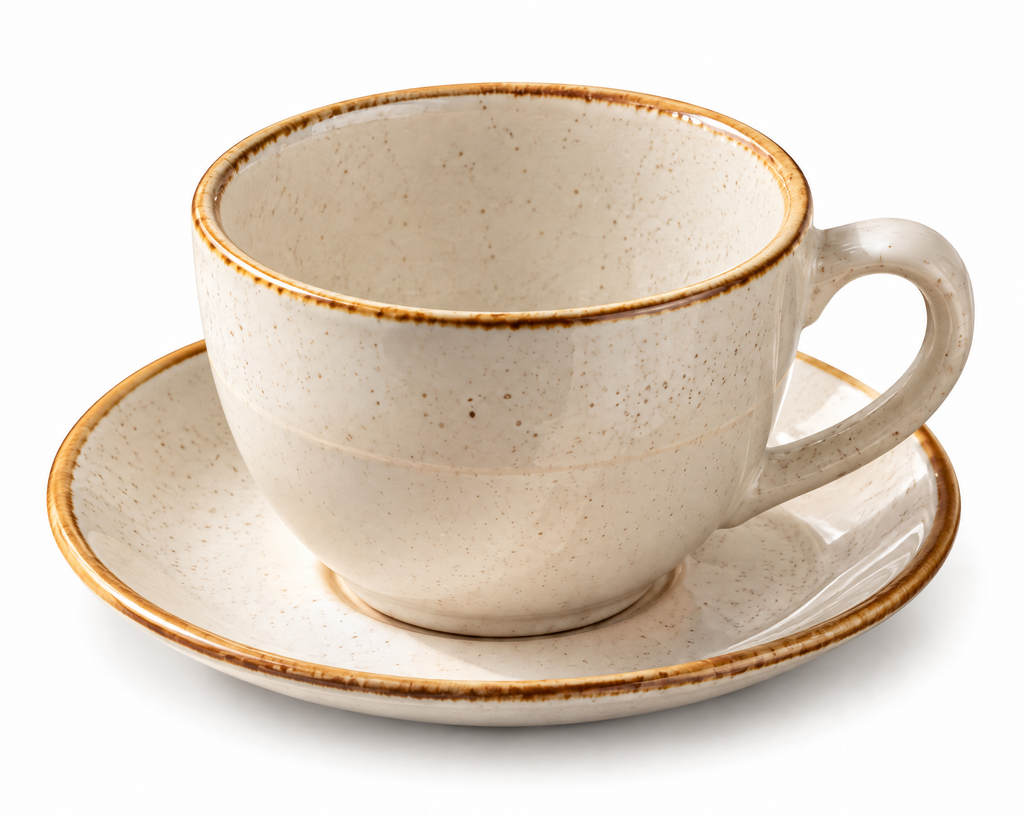 JORQEVAAI™ Hearthstone Café Cup & Saucer