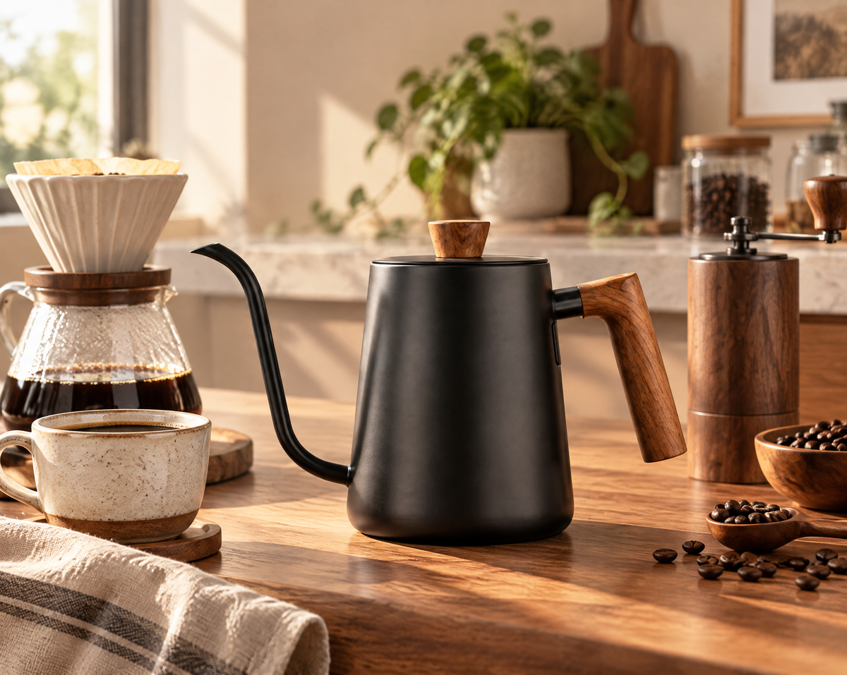 JORQEVAAI™ Precision Pour-Over Kettle